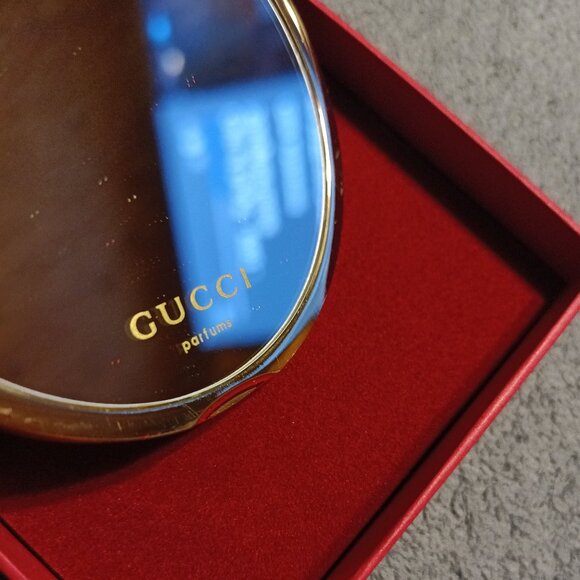 NWOT Gucci Parfums Gold Mirror - Picture 6 of 6